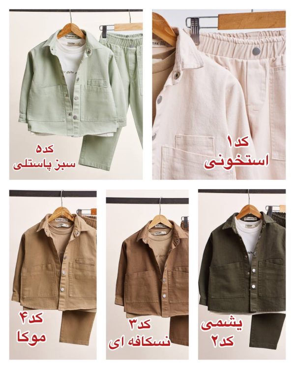 ۳تکه کتان TOP TAK کد۱۱۶۹ - تصویر 14