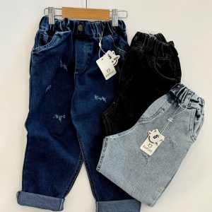 شلوار جین مام فیت بامشی کد1295