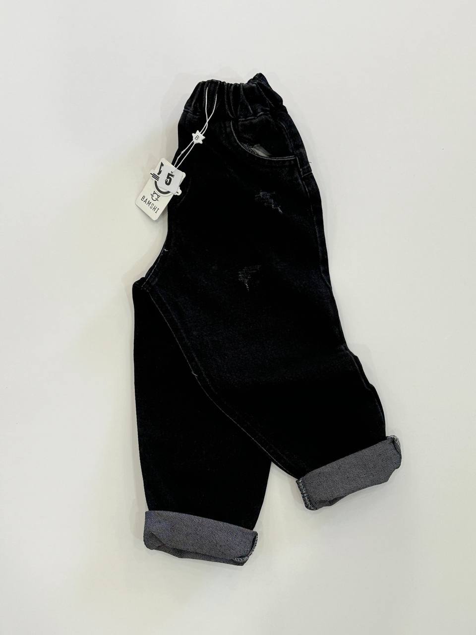 شلوار جین مام فیت بامشی کد1295 - تصویر 7