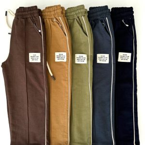 شلوار بگ نوار بغل تیمون کد 1292