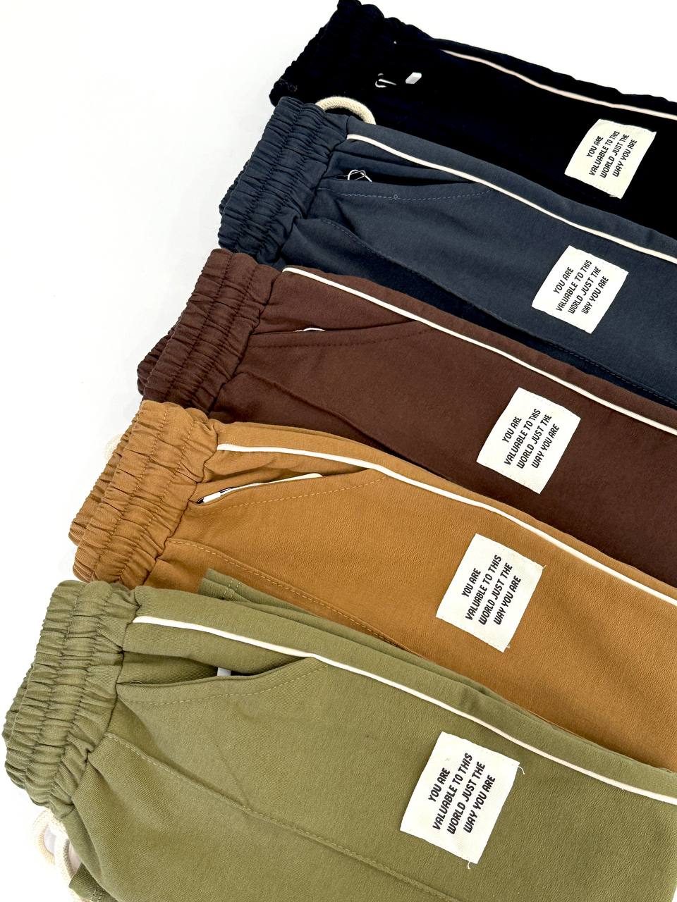 شلوار بگ نوار بغل تیمون کد 1292 - تصویر 6