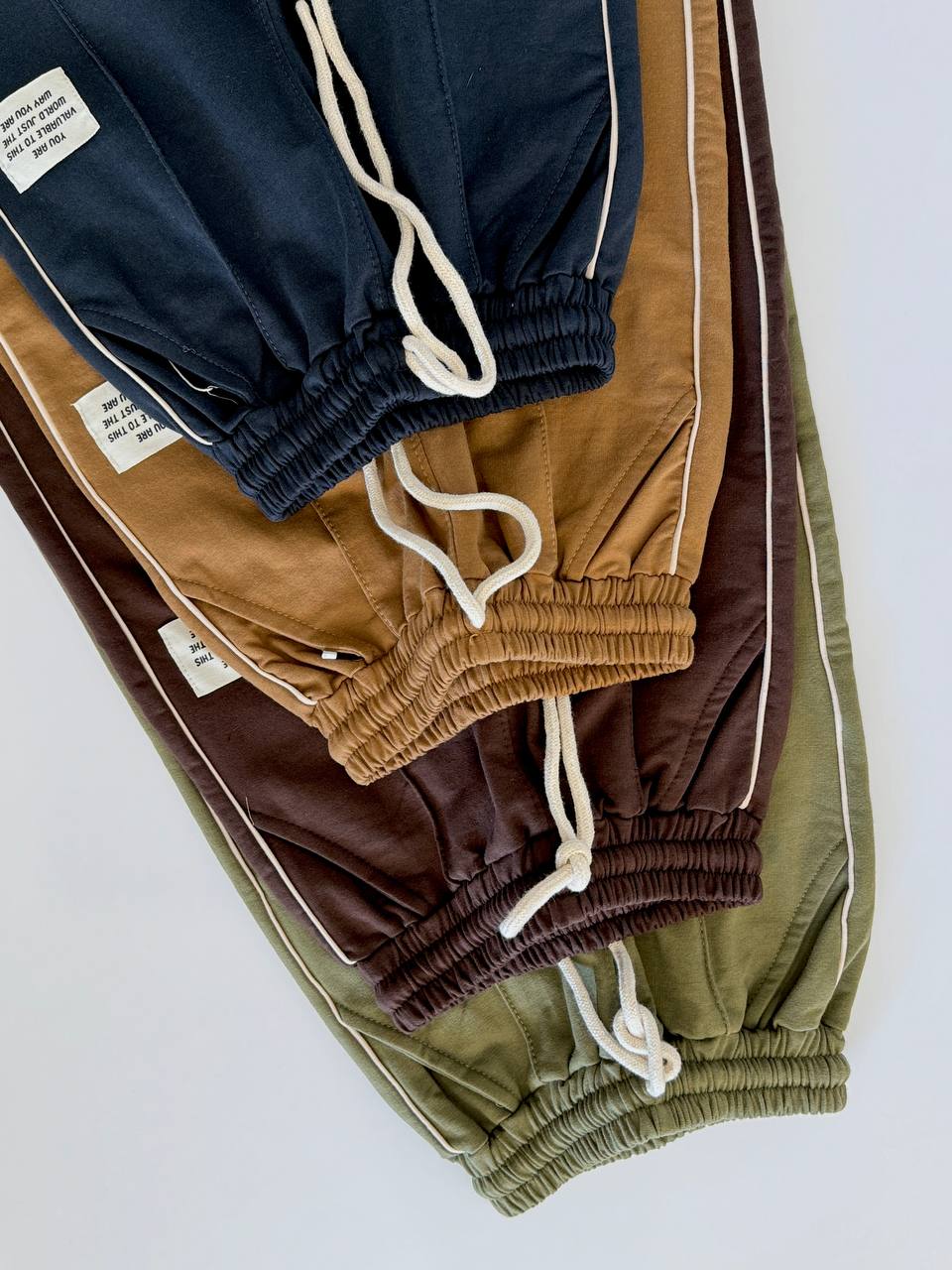 شلوار بگ نوار بغل تیمون کد 1292 - تصویر 7