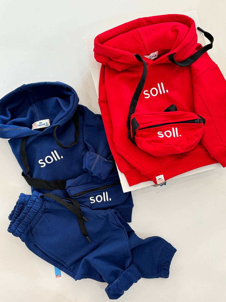 هودی جاگر+بادی بگ سه نخ کرکی soll کد1311 - تصویر 2