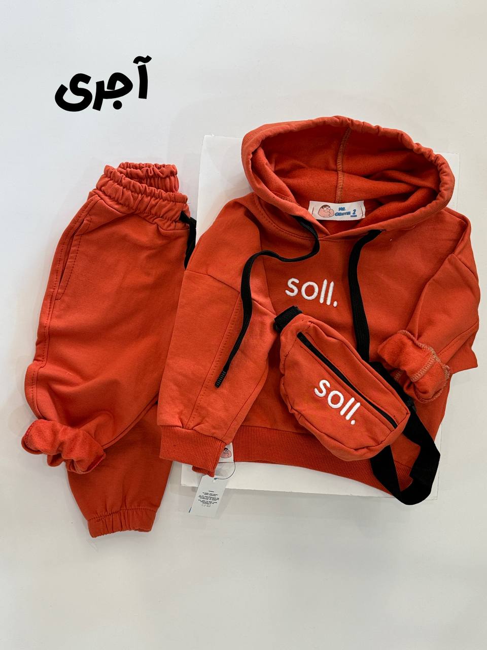 هودی جاگر+بادی بگ سه نخ کرکی soll کد1311 - تصویر 4