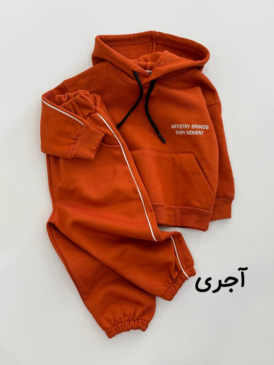 هودی شلوار سه نخ کرکی کوچین کد 1305 - تصویر 11