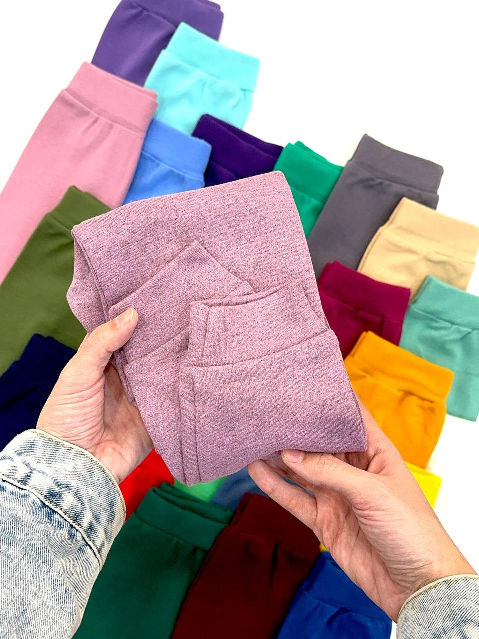 شلوار کشباف پنبه ای بامشی کد 1300 - تصویر 13