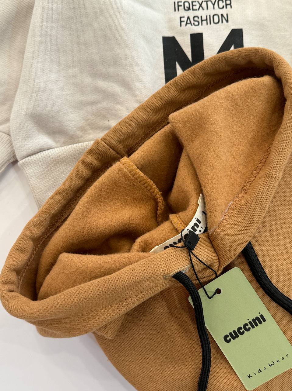 هودی شلوار سه نخ کرکی کوچین کد 1305 - تصویر 12