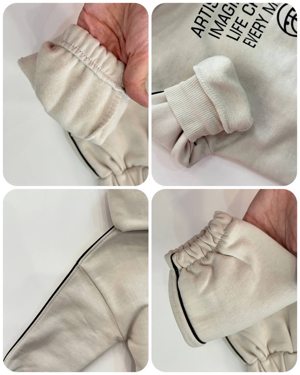 هودی شلوار سه نخ کرکی کوچین کد 1305 - تصویر 13