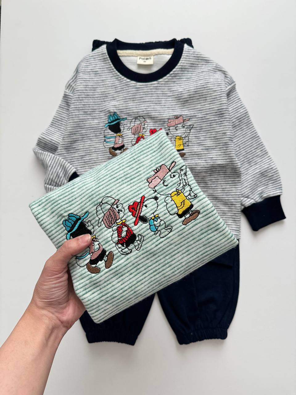 ست دورس سلانیک و جاگر snoopy کد 1304 - تصویر 3