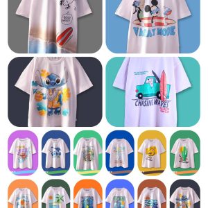 تیشرت بیسیک سفید چاپی Mnky کد1340